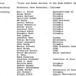 Minutes, 1988-03-08. Mediev...