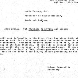 Announcements, 1971-10-12. ...