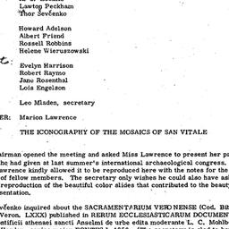 Minutes, 1963-01-08. Mediev...