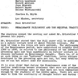 Minutes, 1962-12-11. Mediev...