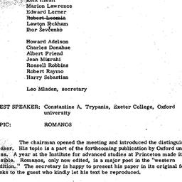 Minutes, 1963-03-13. Mediev...