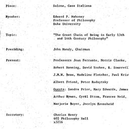 Minutes, 1979-12-11. Mediev...