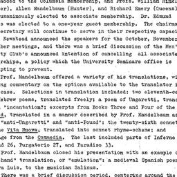Minutes, 1965-05-10. Mediev...