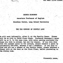 Announcements, 1973-04-10. ...