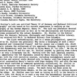 Minutes, 1992-02-11. Mediev...