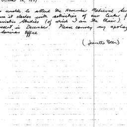 Correspondence, 1991-10-12....