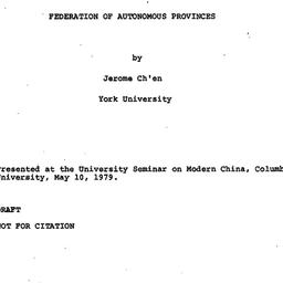 Speaker's paper, 1979-0...