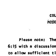 Announcements, 1964-05-20. ...