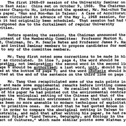 Minutes, 1968-10-09. Modern...