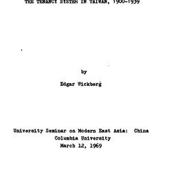 Speaker's paper, 1969-0...