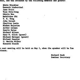 Minutes, 1974-04-10. Modern...