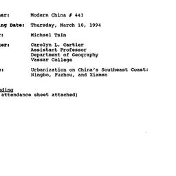 Minutes, 1994-03-10. Modern...