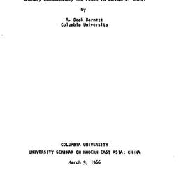 Speaker's paper, 1966-0...