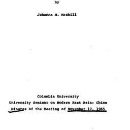 Minutes, 1965-11-17. Modern...