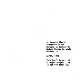 Speaker's paper, 1982-0...