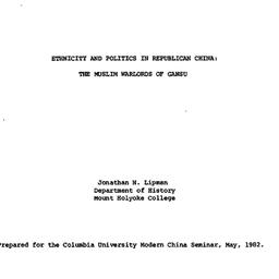 Speaker's paper, 1982-0...