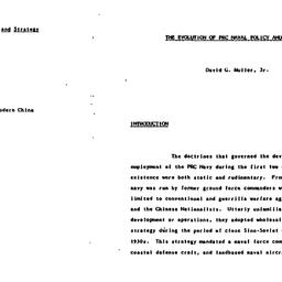 Speaker's paper, 1981-1...