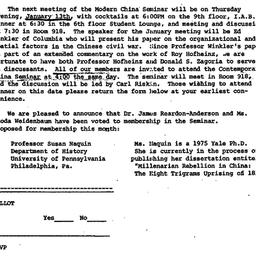 Announcements, 1977-01-03. ...