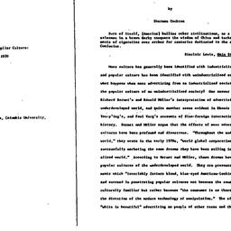 Speaker's paper, 1980-1...