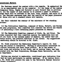 Minutes, 1961-10-04. Modern...