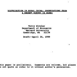 Speaker's paper, 1989-0...