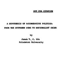 Speaker's paper, 1970-1...