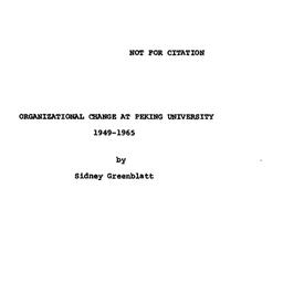 Speaker's paper, 1971-0...