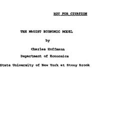 Speaker's paper, 1971-0...
