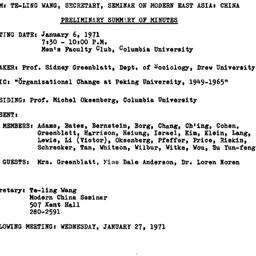 Correspondence, 1971-01-12....