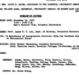 Correspondence, 1970-11-24....
