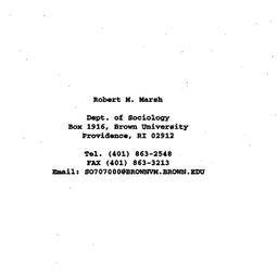 Speaker's paper, 1996-0...