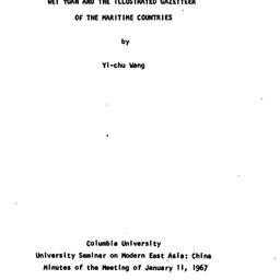 Minutes, 1967-01-11. Modern...