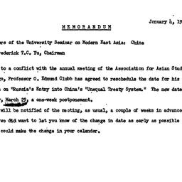 Announcements, 1967-01-04. ...