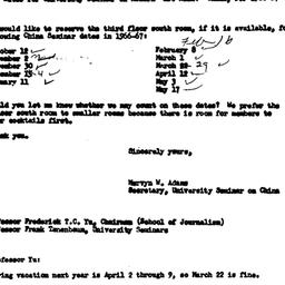 Announcements, 1967-05-19. ...