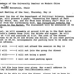 Announcements, 1998-05-04. ...