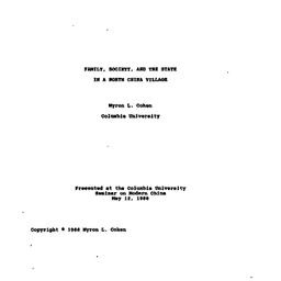Speaker's paper, 1988-0...