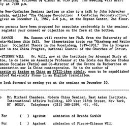 Announcements, 1987-11-12. ...