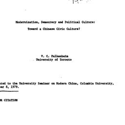 Speaker's paper, 1979-1...