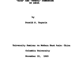 Speaker's paper, 1969-1...