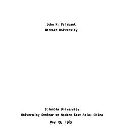 Speaker's paper, 1965-0...