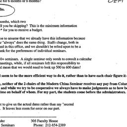 Correspondence, 1999-07-13....