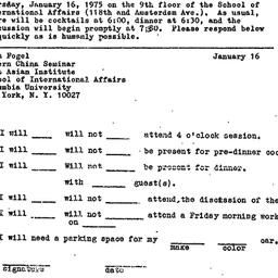 Announcements, 1975-01-03. ...