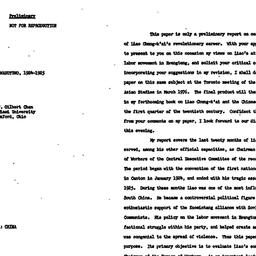 Speaker's paper, 1974-1...