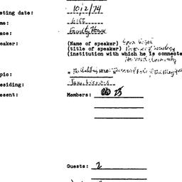Minutes, 1974-10-02. Modern...