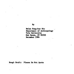 Speaker's paper, 1985-0...