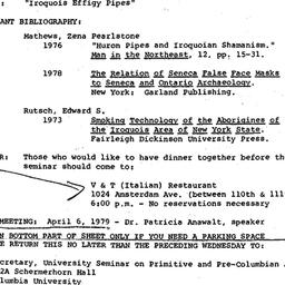 Announcements, 1979-03-09. ...