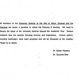 Announcements, 1990-02-09. ...