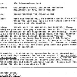 Announcements, 1993-09-30. ...