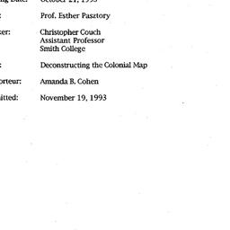 Minutes, 1993-10-21. The Ar...