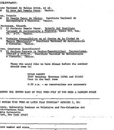 Announcements, 1981-10-12. ...